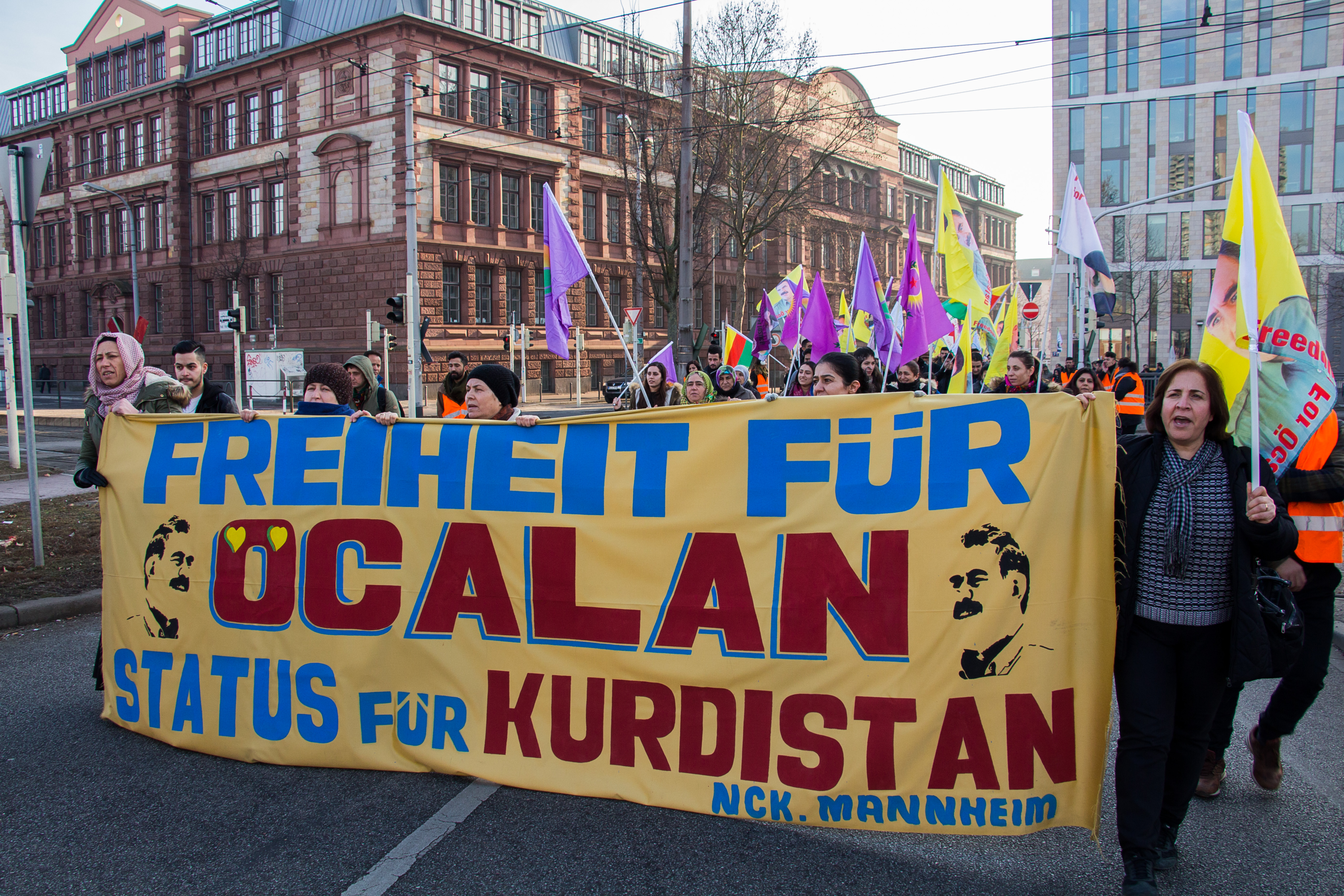 Kurden Demo Mannheim